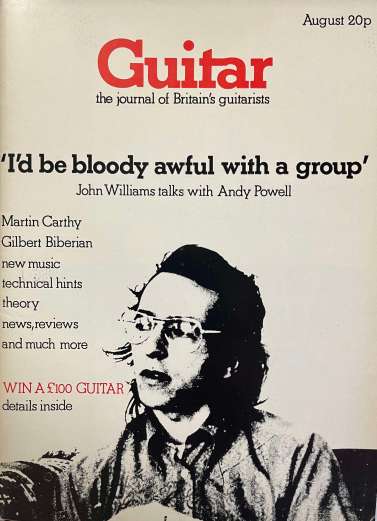 Guitar August 1972 cover